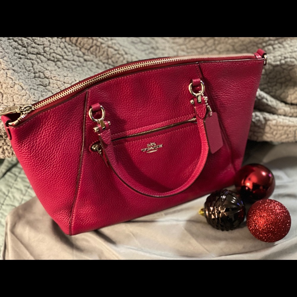 Coach pebble leather satchel - Picture 12 of 16